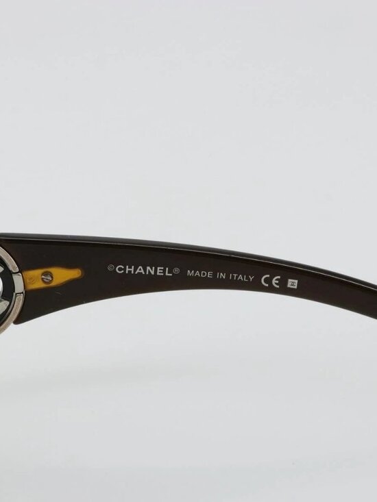 CHANEL Sunglasses plastic Brown CC Auth BA13437M main image 10